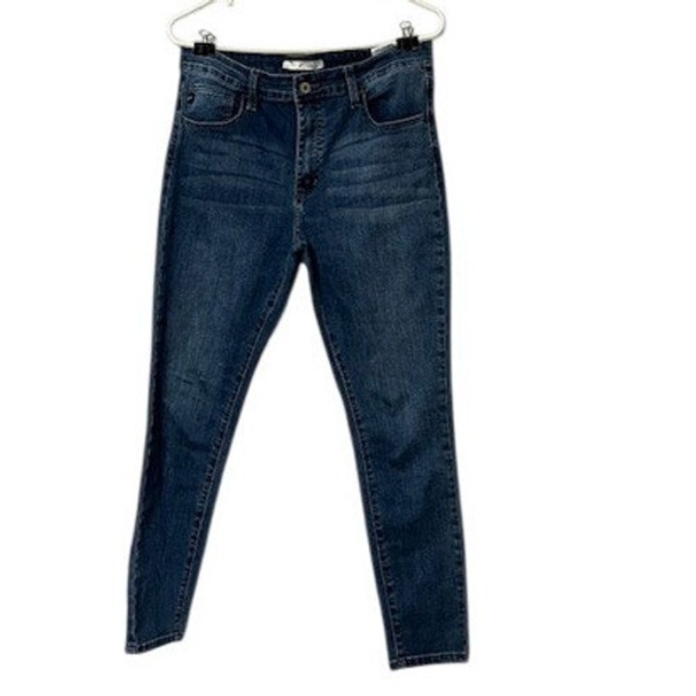 Kancan High Rise Skinny Jeans Dark Wash Denim Slim Fit Womens KC711235M